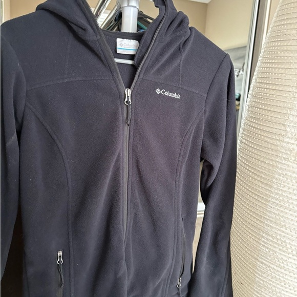 men columbia fleece steens 2.0 jacket xs Black NWOT Double Pockets Zip Comfy War - Picture 2 of 13